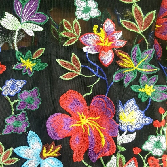 NWT Anthropologie Janine Embroidered Dress - Picture 6 of 7